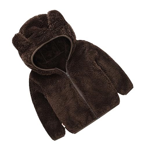 BESTYASH Fur Hooded Coat Fur Coat Hoodie for Hoodies Faux Fur Coat Cartoon Hoodies Cute Fur Hoodies Plush