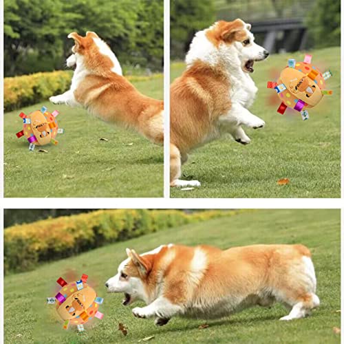 Cão Brinquedo Bola | 6in Dog Toys Plush Ball, Squeaky Dog Chew Toy,Brinquedos para cães Bola para de