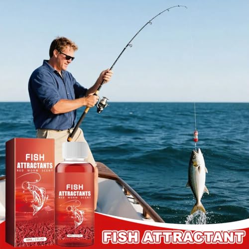 ProsperLoop Fish Attractant, Red Worm Fish Attractant Liquid, Red Worm Liquid, Concentrated Fish Attractant Liquid, Fishing Scent Attractant for Trout, Cod, Carp, and Sea Bass, 2.03oz by ProsperLoop - Used condition - Image 4