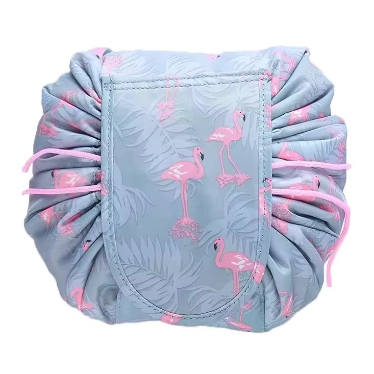 ERHETUS Stylish Portable Lazy 20 Cms Cosmetic Bag with Drawstrings | Convenient & Waterproof Makeup Pouch for Girls | Larg... - Review, Price and Buying Guide