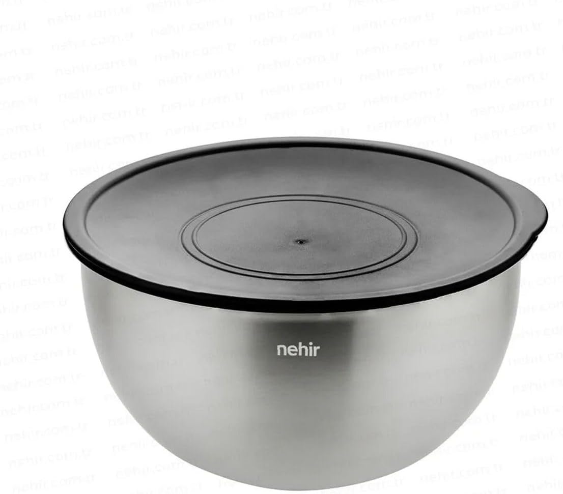 Nehir Silver Çelik 9 Parça Karıştırma Kabı Takımı