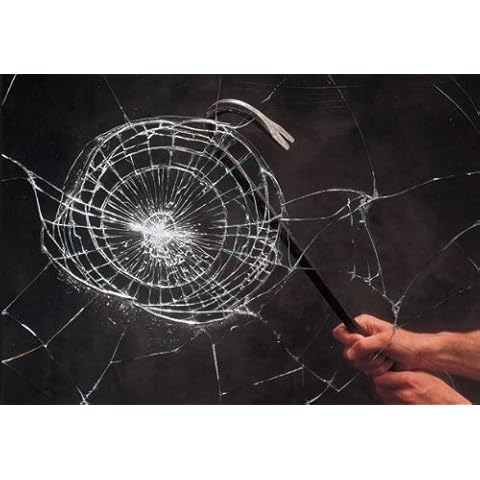 1 Metre x 2 Metre Clear Safety & Security Window Film (Anti Shatter Glass Protection) Cover