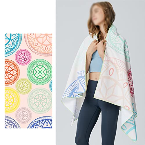 Jgqgb Microfiber Beach Towel European Printed Sided Velvet Swimming Bath Towel Absorbent Non-Stick Sand #TOP6