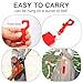 Sinbana Archery Arrow Puller Gripper - Durable Archery Arrow Removal Pull Tool with Ergonomic Grip & Keychain for Competitive Recurve Bow or Crossbow Accessories and Equipment (Red)