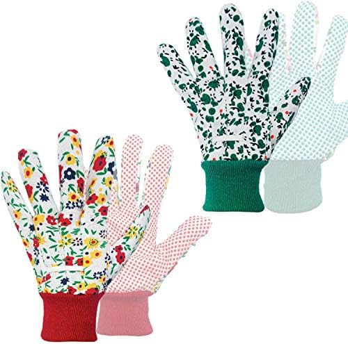 Gardening Gloves Ladies Small Size (2 Pairs) Women Garden Glove Small Floral Garden Gloves Set Light Work Ladies Garden Glove Small