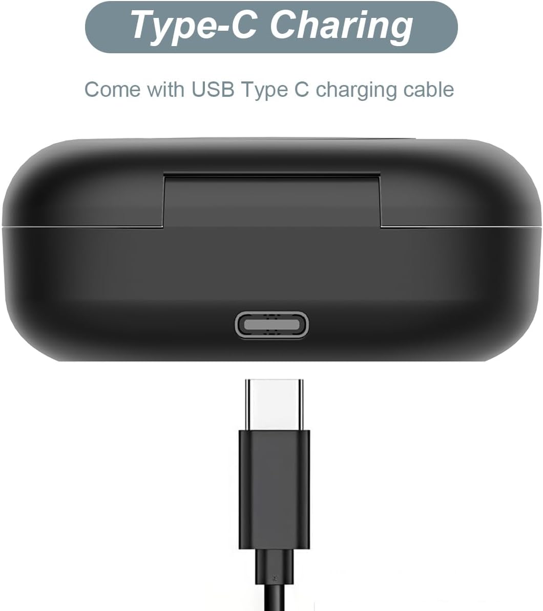 Charging Case Compatible with SHOKZ OpenFit (Not for OpenFit 2) - Portable Charger Case Cover for SHOKZ T910 Open Ear Headphones - Image 4