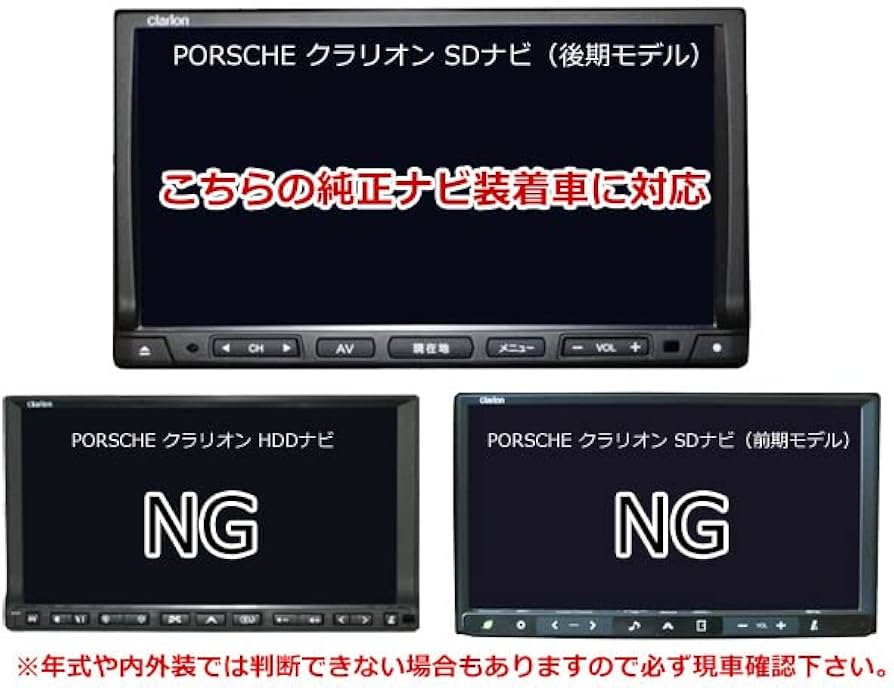 ポルシェ 911（991）ケイマン・ボクスター（981) 社外ナビ取付キット AVC2D991_600-320x180.jpg