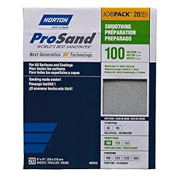 Norton Prosand 9" X 11" Sanding Sheets 100G 20Pack