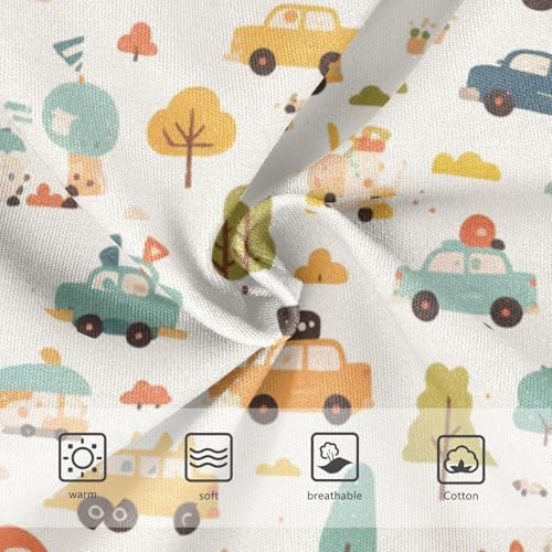 GuoChe Cotton Briefs Stretchy Triangle Panties Organic Cotton Toddler Underwear for Kids in Sizes 2T,3T, 4T, 5T, 6Y and 8Y3