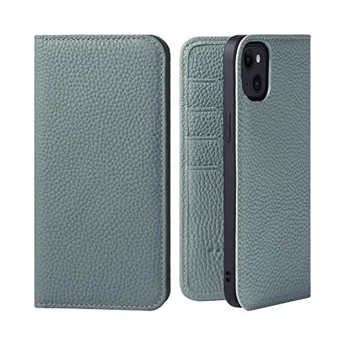 HANATORA for iPhone 15Plus �P�[�X �蒠�^ �{�v �X�}�z�P�[�X �X�}�z �X�^���h �R�[�h�z���_�[ �t�� �V�������N�J�[�t���U�[ �}�O�l�b�g�Ȃ� �A�C�V�[�u���[ PH-15Plus-IcyBlue �M�t�g �a���� ���� �j�� �ޏ� 