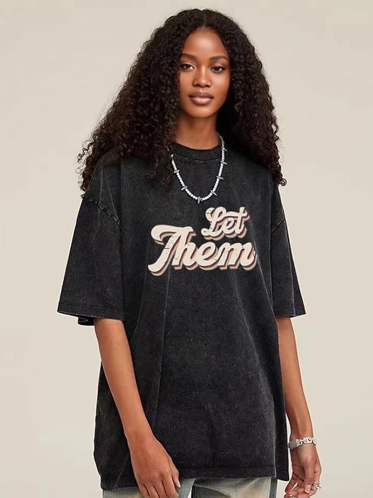 Amazon.com: ROSSOSSOR Custom Oversized T Shirts Acid Wash Unisex