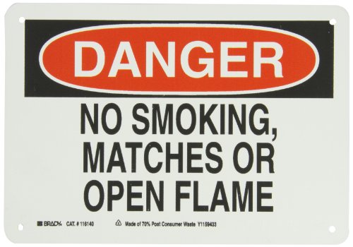 Couleur durable pour ce symbole sécurité Danger Brady rouge et noir