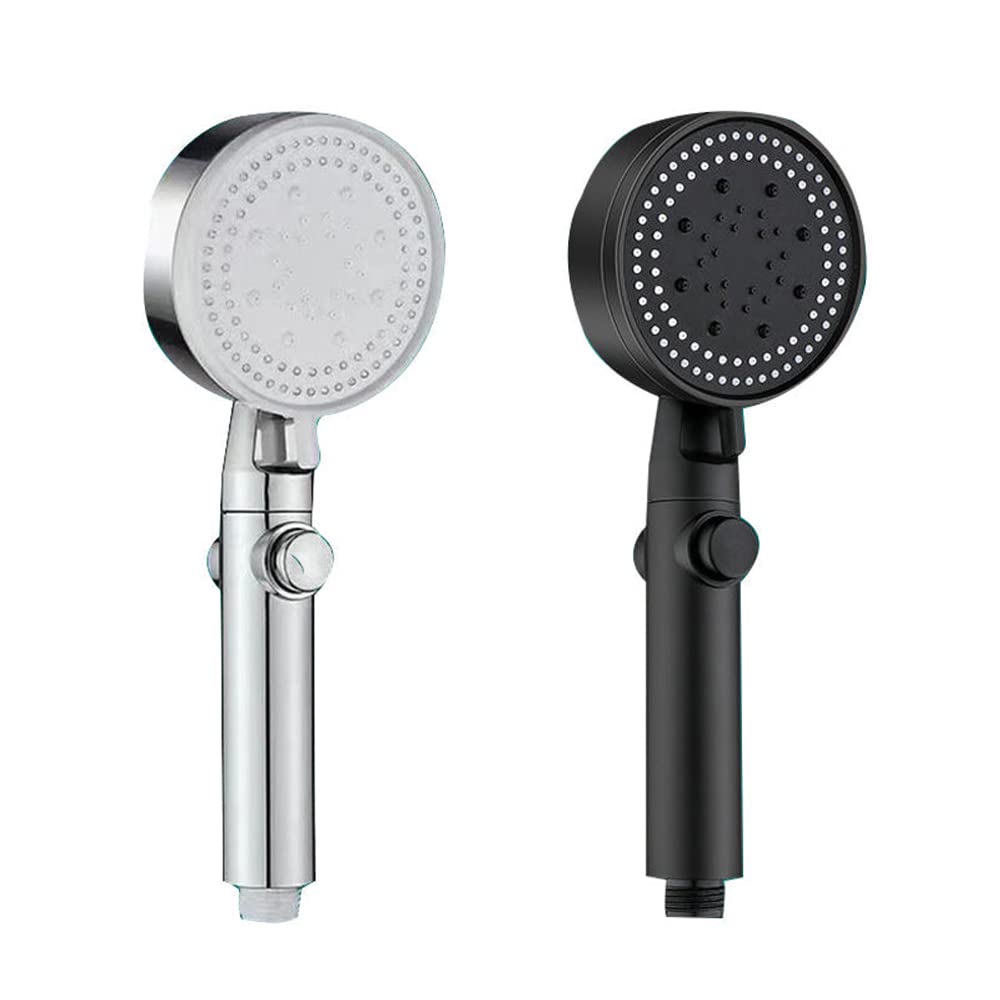 ThroushineMagicin Multi-Functional High Pressure Shower Head (Silver)