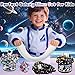 LAWOHO 6 Pack Galaxy Slime Kit for Kids- Cloud, Butter & Clear Slimes with Space Add-ins, 360ml Black Slime for Boys Girls, Kids Slime Kits for Easter Christmas Halloween Birthday, Space Party Favors