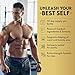 Ultra Shred Men | PRO Series | Fat Burner for Men to Sustain Muscle & Lose Weight - Boost Metabolism, Appetite Suppressant | 5 Research Backed Ingredients | 3rd Party Tested Supplement - 60 Capsules