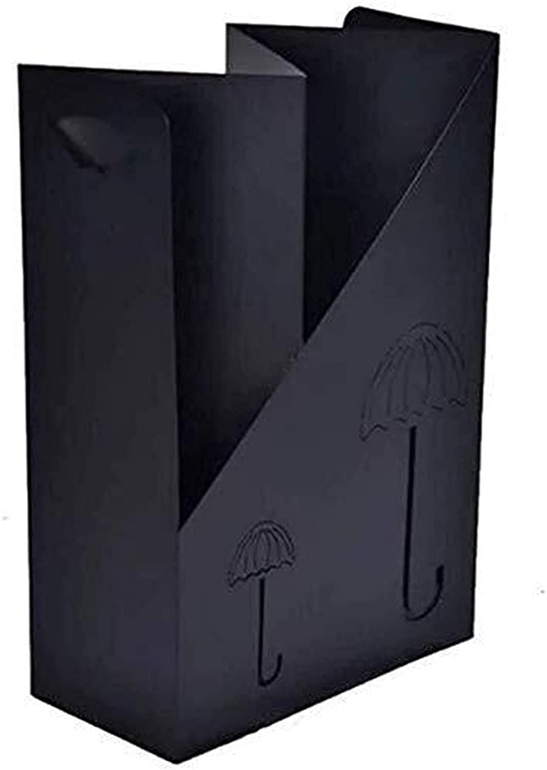 Porte-parapluie pour la maison et le couloir, organisateur de sol noir discret