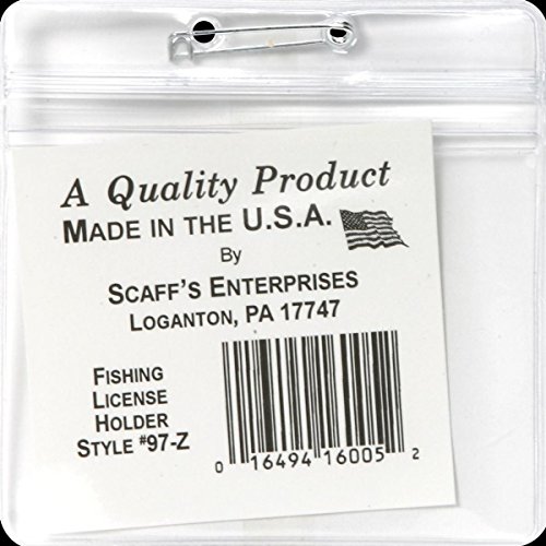 Scaffs 97-Z Zip-Seal License Holder