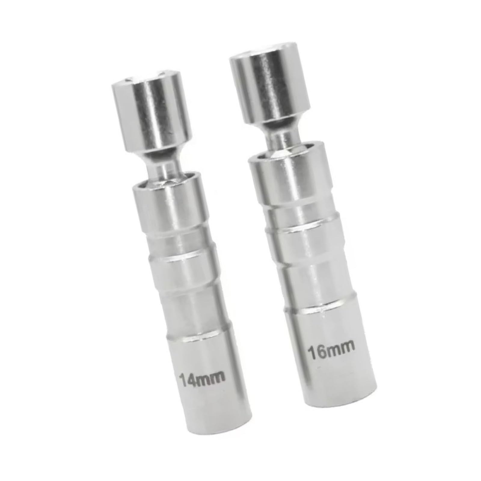 Llave Bujias Imán Automotriz De 14mm 16mm para Bujía Llave Inglesa Herramienta De Extracción Manguito De Llave Inglesa De Vela Giratoria(1set)