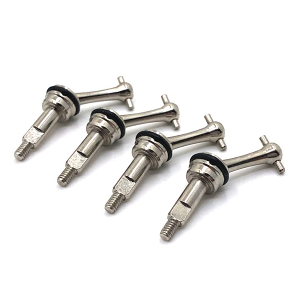 Pack De 4 Ejes De Transmisión Metálicos Para Coches RC K969 K979 K989 K999 P929 P939 – Repuesto De 25 Mm