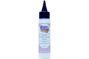 Art Glitter Designer Dries Clear Adhesive 2 OZ W/Black SPOUT