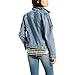 Levi's Women's Ex-Boyfriend Trucker Jacket, Concrete Indigo, Large