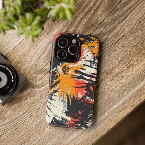 Coque rigide mate pour iPhone 16 Pro Orange protection fine - 4