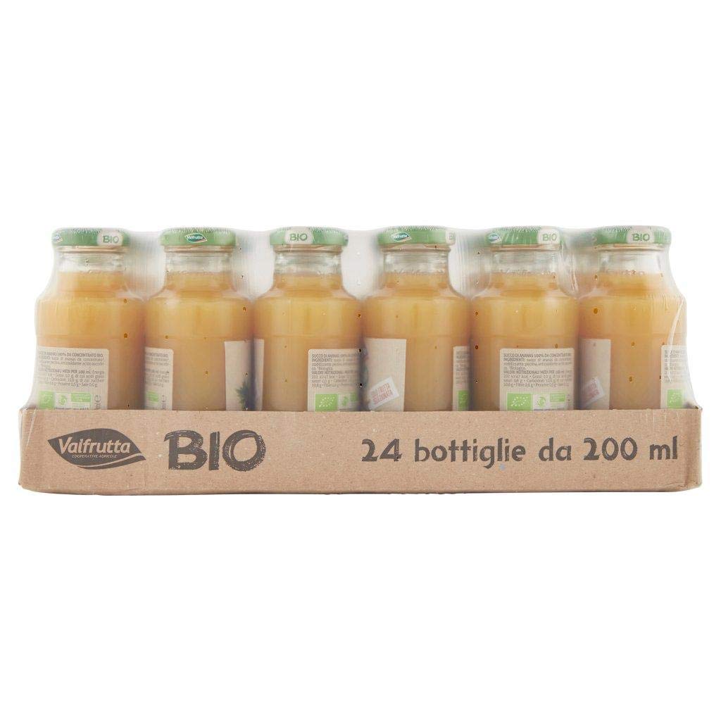 VALFRUTTA SUCCHI BIO ALL'ANANAS 24 X 200 ML