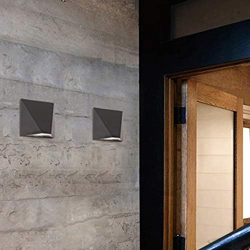 Miniatura 4 de 12W LED al aire libre exterior apliques puerta puerta luz impermeable accesorio lámpara negro blanco puro