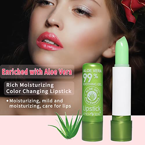 Eliversion Aloe Vera Lipstick, Magic Temperature Ph Color Changing Moisturizing Lipstick thumb #4