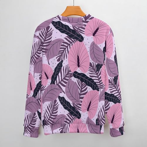 Flamingos Men's Crew Neck Sweater Winter Casual Soft Breathable Knitted Pullover 20254