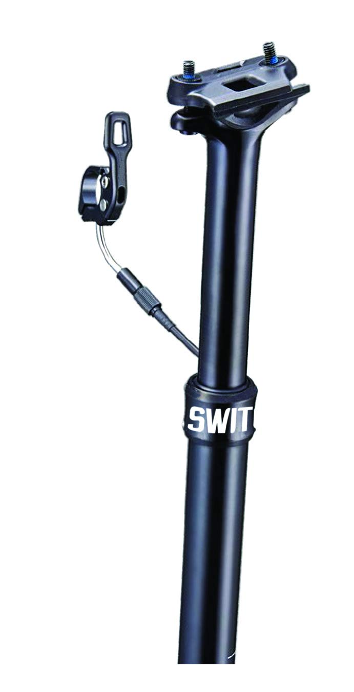 sattelstütze kabelzug SWITCH! MTB-Sattelstütze, verstellbar durch internen Kabelzug, mittig fixiert, Aluminium Gist SW-125 Sport & Freizeit Size:20