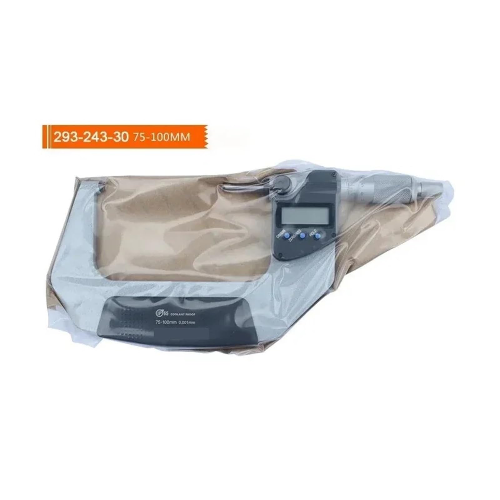 Suwmiarka Cyfrowa, Mikrometry Originaux, Plage De Mesure 0-25/50/75/100mm/0.001 293-240/241/242/243-30, Numérique Extérieur IP65(75-100mm 293-243-30)