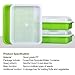 LeJoy Garden Seed Sprouter Tray BPA Free PP Soil-Free Big Capacity Healthy Wheatgrass Grower with Lid Sprouting Kit 13.4x9.84x4.72 inches