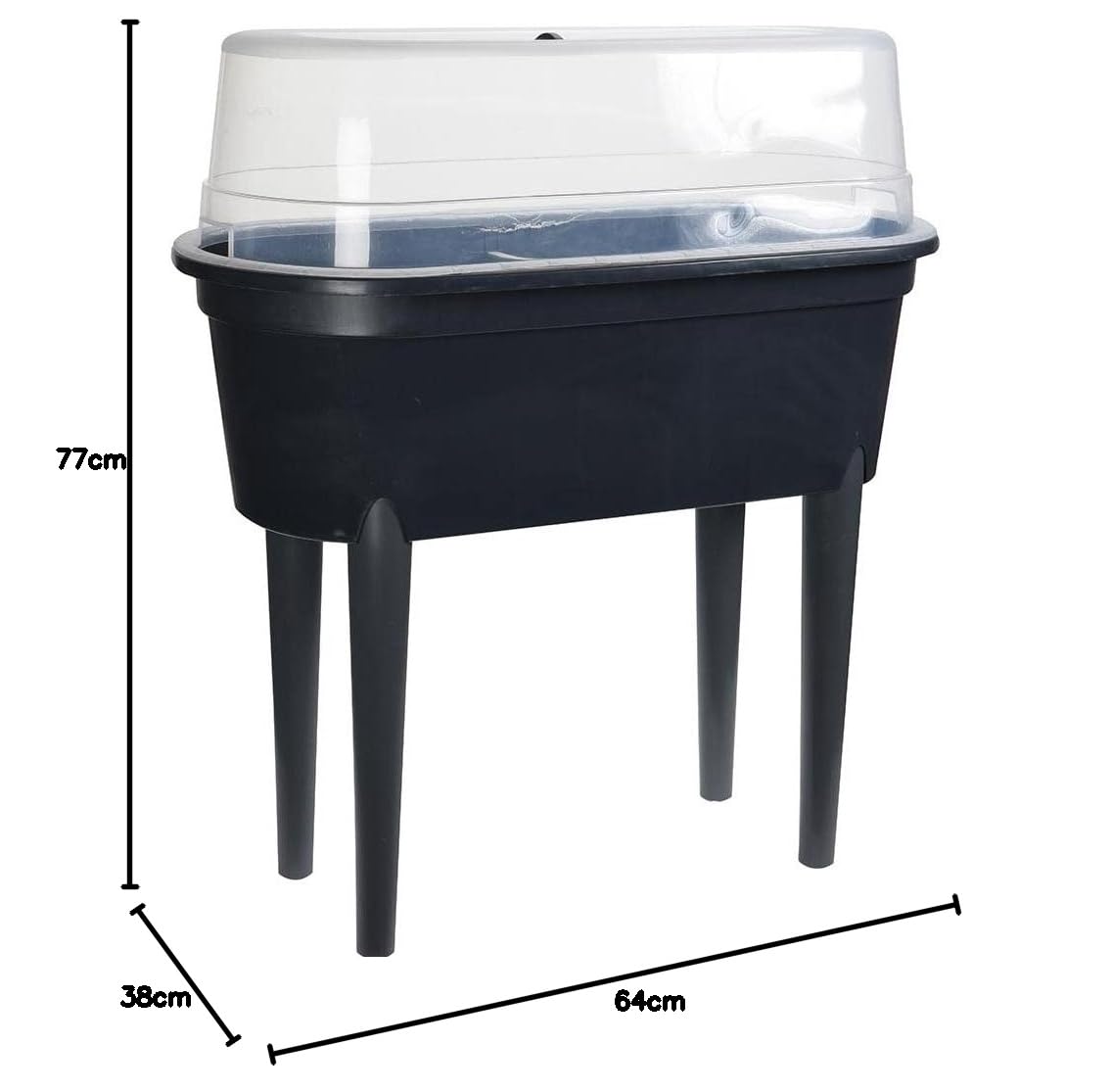 HUERTO URBANO CON TAPA 77x38x84 CM