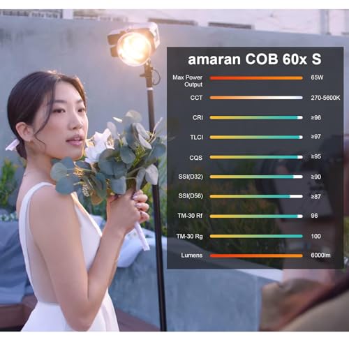 Aputure Amaran COB 60X S LED Video Light Bowens