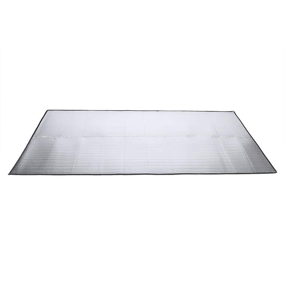 Dwustronna odporna na wilgoć 3 rodzaje Camping Camping Mata namiotowa Materac do spania Odporna na wilgoć folia aluminiowa EVA Pad (1,5 * 2 M)