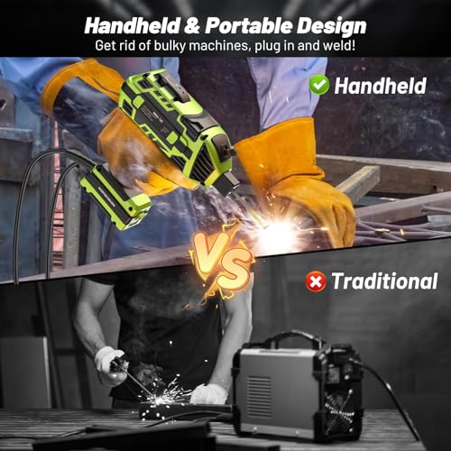 Handheld Welder with Goggles
