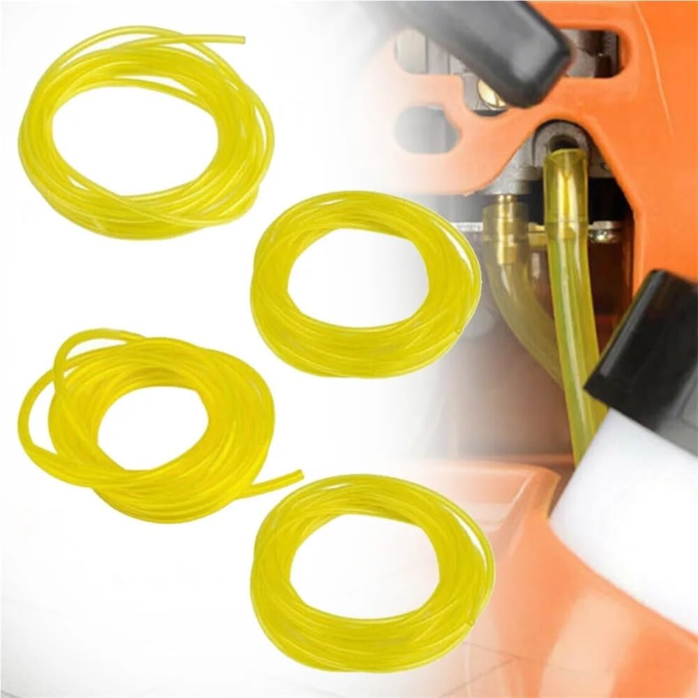 4 mangueras de Combustible de Gasolina for cortacésped, motosierras, sopladores y desbrozadoras.