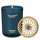 Jar Candles for Home Scented, Aromatherapy Candles Gifts for Women & Men, Natural Soy Candle, 8.4oz Traditional Style, Midnight Lights