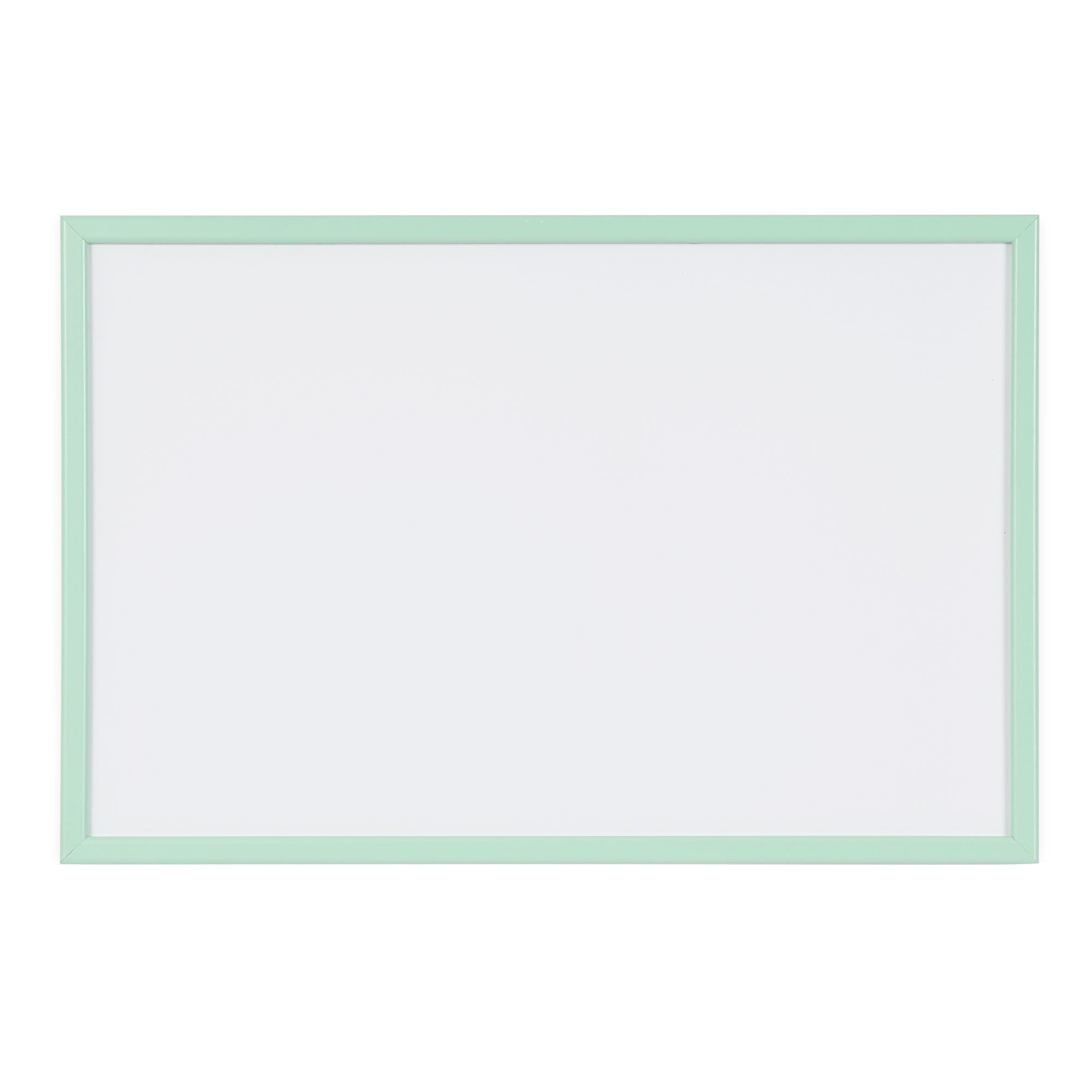 MasterVision Pastel Collection Magnetic Dry Erase Whiteboard, Green Colored MDF Frame, 23.62" x 17.72"