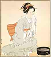 現代日本画家・清水玄澄　筆美人画　ギフト、記念品 現代日本画家・清水玄澄 美人画＊ギフト、開業祝、に・・ - メルカリ