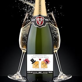 Buy Personalized Mr & Mrs Wedding Toast Champagne Gift Set with Custom Label and 2 Flutes in Elegant Magnetic Box Buy Personalized Mr & Mrs Wedding Toast Champagne Gift Set with Custom Label and 2 Flutes in Elegant Magnetic Box – Sparkling Direct