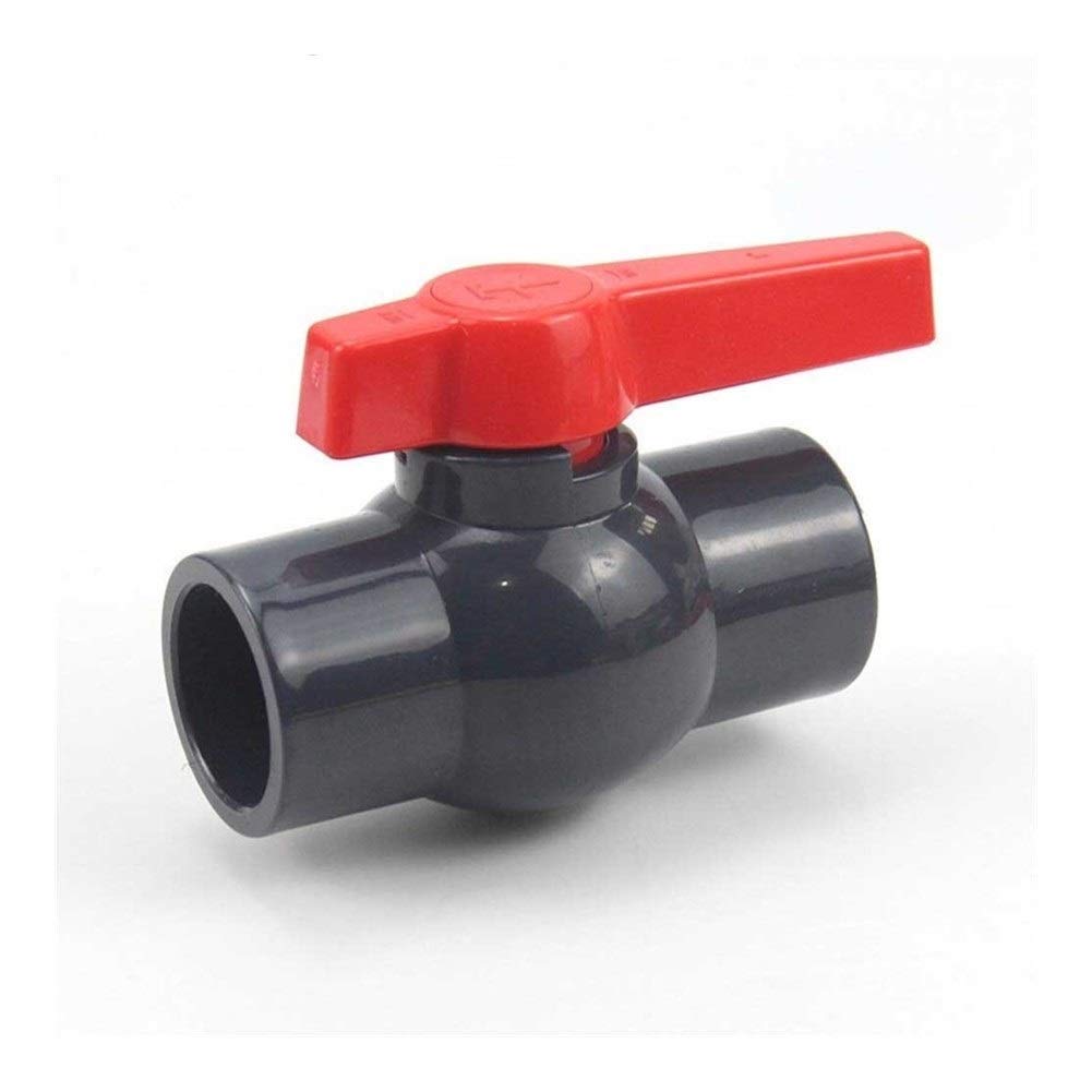 SENMIAO-Valve 1pc ID20mm-110mm UPVC Side Handle Simple Ball Valve Garden Irrigation Hose Connection PVC Ball Valve Aqua Drainage Joint Switch (Specification : Inner Dia.110mm)