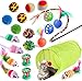 21 Stücke Katzenspielzeug Set ,Katzentunnel ,Interaktives Katzen Spielzeug ,katzenspielzeug Pack,Kätzchen Maus Spielzeug Set,Katze Interaktives Spielzeug Set