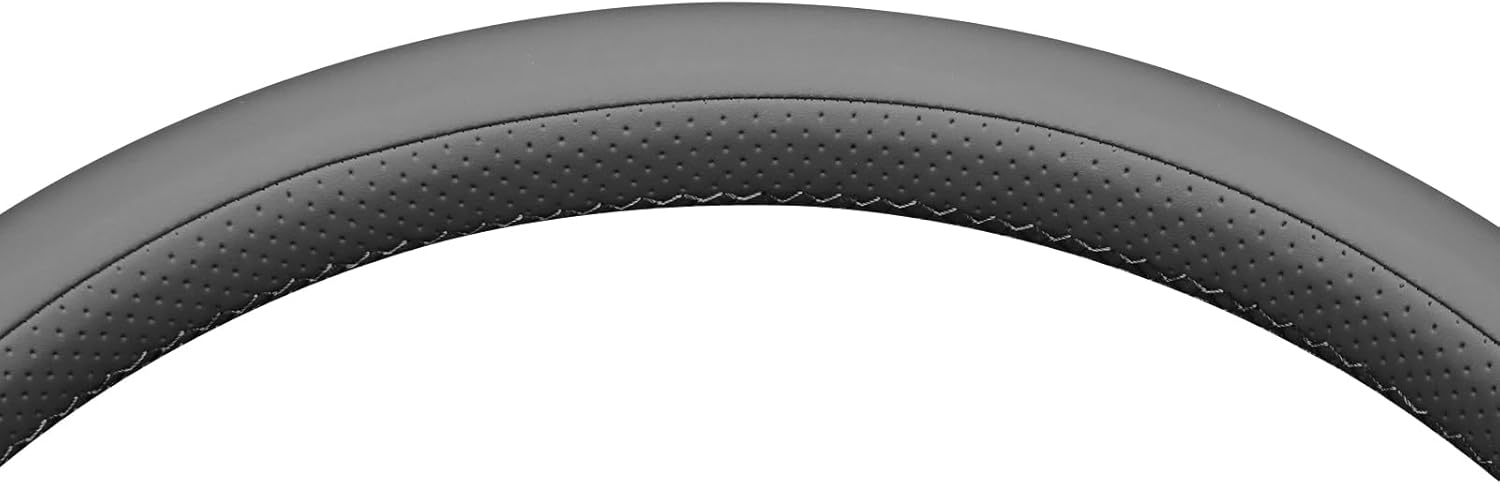 MEWANT Hand Sewn 3D Style Steering Wheel Cover Wrap for Ford F150 F250 F350 2004-2008 Accessories for Ford F150