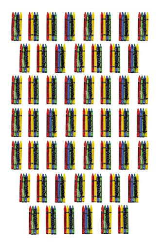Craytastic! 52 Sets of 4-Packs in Cello (208 Count total bulk Crayons) - Large Box of Crayons Bulk For School Teachers, Restaurants, Party Favors, Crayon Packs, Non-Toxic Crayons 1 Craytastic-52-Bulk-Crayon-Packs-Box-of-Crayons-bulk-for-kids-ages-4-8-Party-Favors-Classrooms-Restaurants-4-Per-Pack-Individually-Wrapped-Non-Toxic