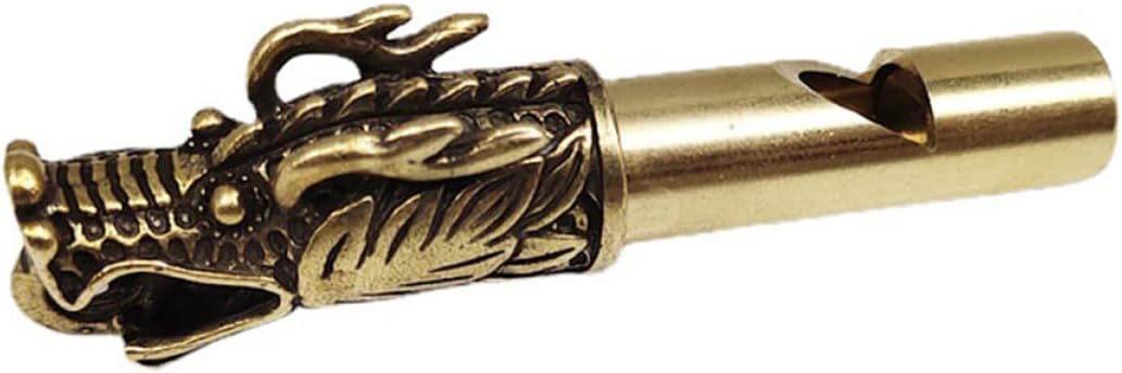 Totority Dog Whistle Keychain Brass Survival Whistle for Referees and Outdoor Activities Compact for Hiking Fishing Camping and Pet Training