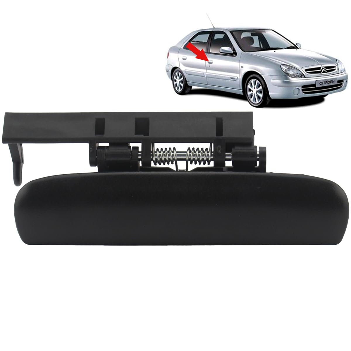 STARKIT PERFORMANCE Maneta de puerta compatible para Xsara (1997-2006) manilla exterior | DELANTERA DERECHA (lado pasajero) 9101L9