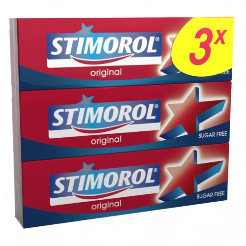 STIMOROL Chewing Gum: ORIGINAL ( Pack of 3 )