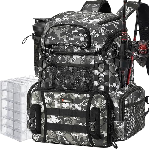 Piscifun Hatchback Fishing Tackle Backpack